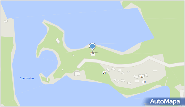 Gliwice, Ziemięcicka, 94, mapa Gliwic