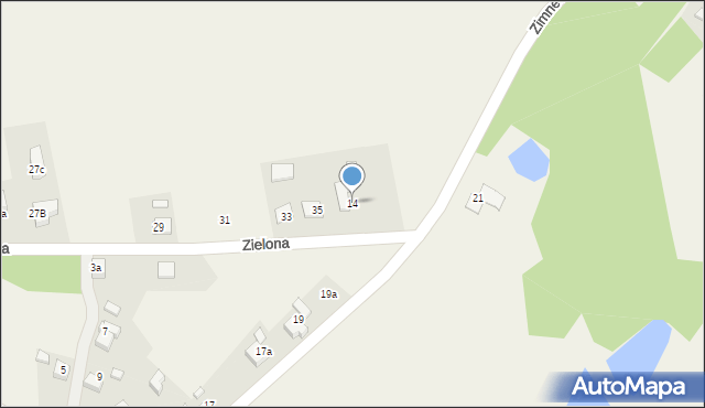 Gołkowice, Zimne Doły, 14, mapa Gołkowice