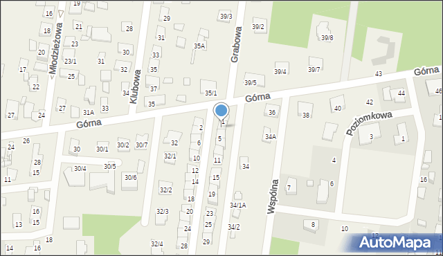 Grabówka, Zielony Zakątek, 3, mapa Grabówka
