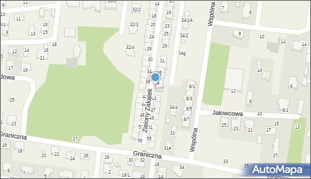 Grabówka, Zielony Zakątek, 41, mapa Grabówka