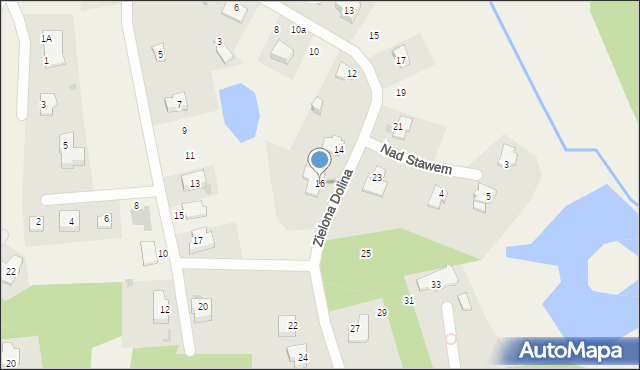 Gronity, Zielona Dolina, 16, mapa Gronity