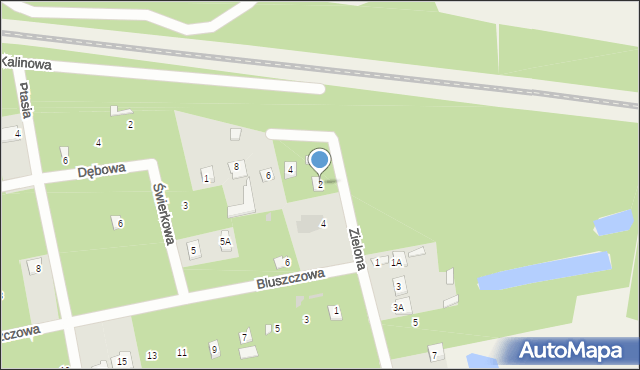 Groszowice, Zielona, 2, mapa Groszowice