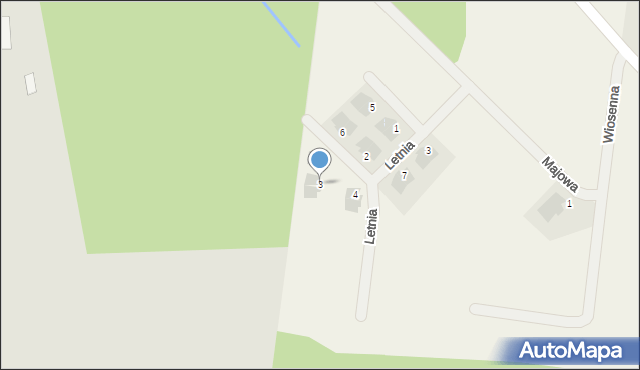 Halickie, Zimowa, 3, mapa Halickie