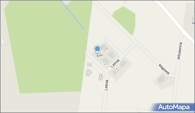 Halickie, Zimowa, 6, mapa Halickie