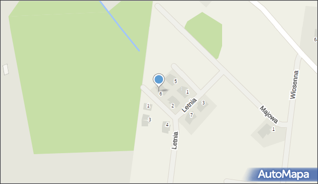 Halickie, Zimowa, 8, mapa Halickie