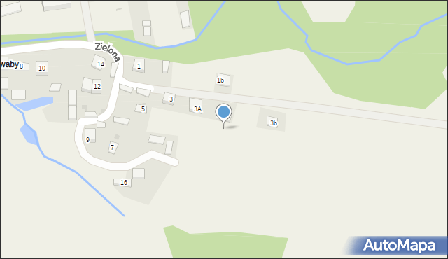 Horyniec-Zdrój, Zielona, 15, mapa Horyniec-Zdrój