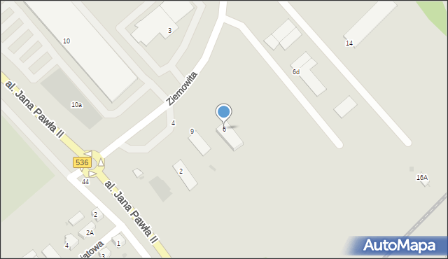 Iława, Ziemowita, 6, mapa Iława