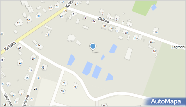 Izbica Kujawska, Zielona, 4b, mapa Izbica Kujawska