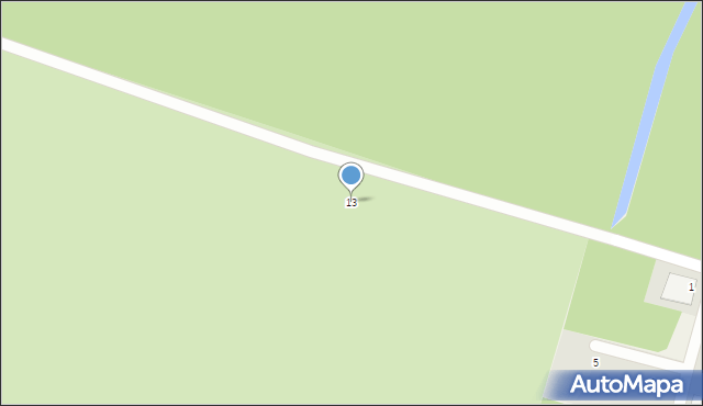 Jagodowo, Zimowa, 13, mapa Jagodowo