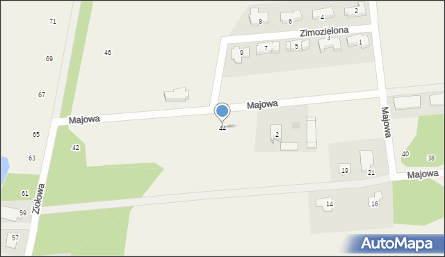 Jastrzębnik, Ziołowa, 44, mapa Jastrzębnik