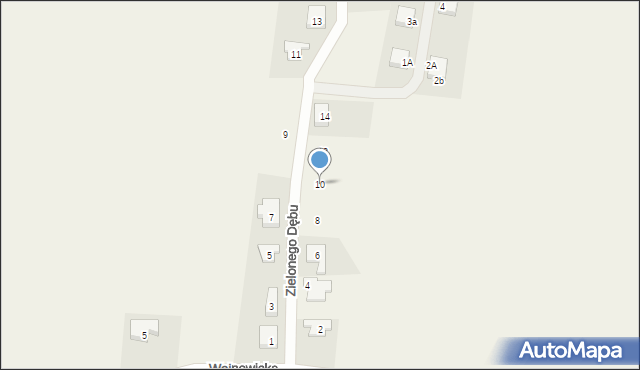 Jeszkowice, Zielonego Dębu, 10, mapa Jeszkowice
