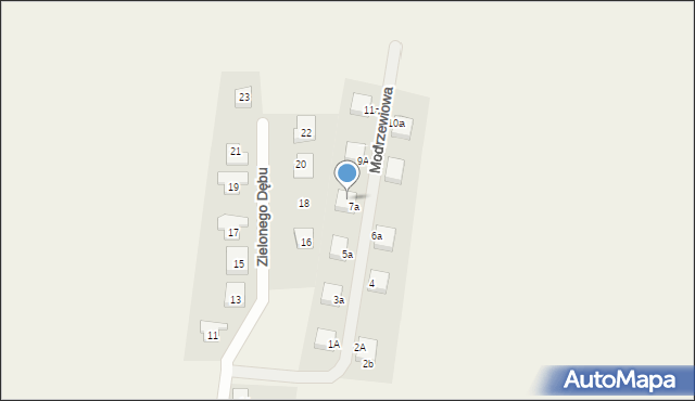 Jeszkowice, Zielonego Dębu, 7b, mapa Jeszkowice