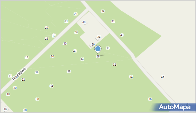 Joachimów-Mogiły, Ziołowa, 28, mapa Joachimów-Mogiły