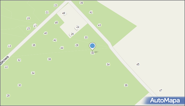 Joachimów-Mogiły, Ziołowa, 32, mapa Joachimów-Mogiły