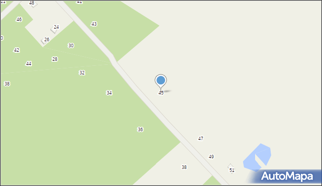 Joachimów-Mogiły, Ziołowa, 45, mapa Joachimów-Mogiły