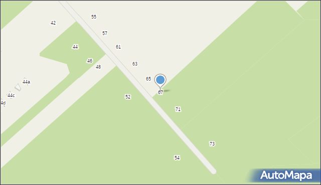 Joachimów-Mogiły, Ziołowa, 67, mapa Joachimów-Mogiły