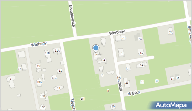 Józefów, Ziarnista, 2, mapa Józefów