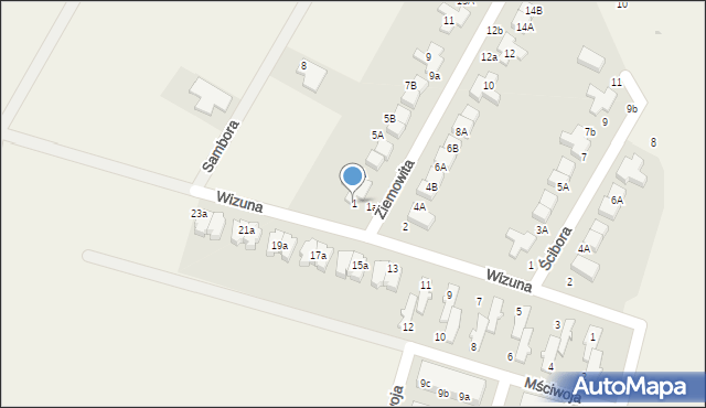 Komorowice, Ziemowita, 1, mapa Komorowice