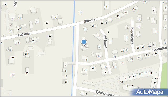 Krzeptów, Ziołowa, 5a, mapa Krzeptów