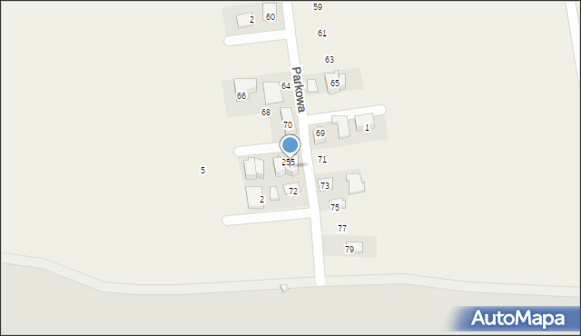 Krzysztoforzyce, Zielona, 1/2, mapa Krzysztoforzyce