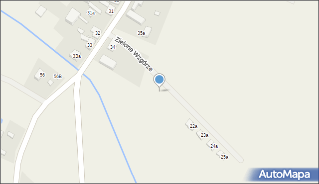 Kunowo, Zielone Wzgórze, 19a, mapa Kunowo