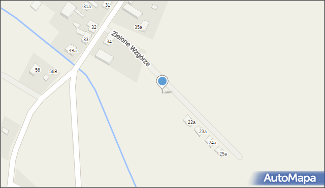 Kunowo, Zielone Wzgórze, 20b, mapa Kunowo