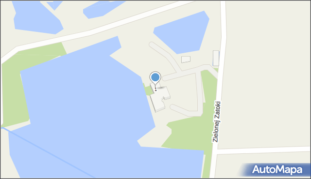 Łącznik, Zielonej Zatoki, 1, mapa Łącznik