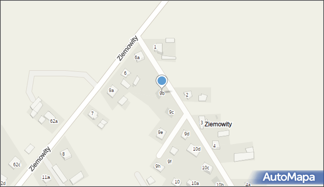 Łąkie, Ziemowity, 9b, mapa Łąkie
