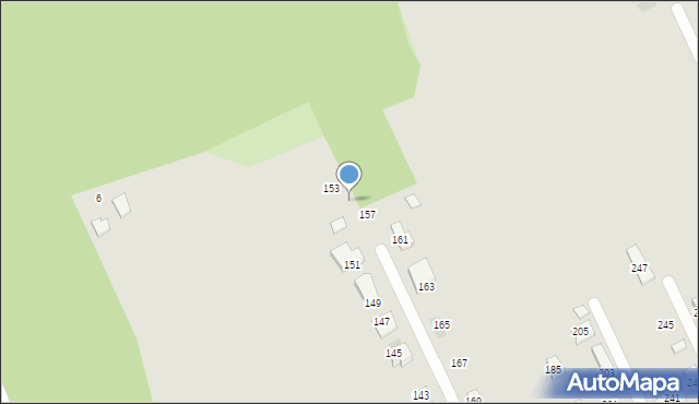 Łańcut, Zielona, 155, mapa Łańcut