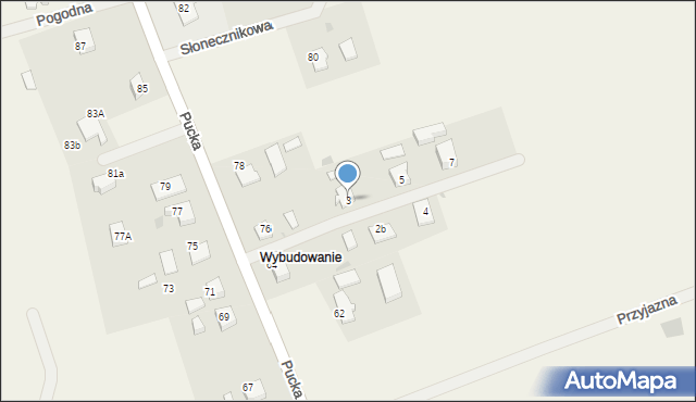 Łebcz, Ziemana, 3, mapa Łebcz