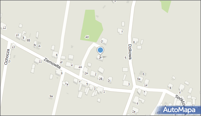 Lędziny, Ziemowita, 2f, mapa Lędziny