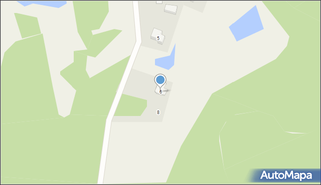 Lipinki Szlacheckie, Zielona, 6, mapa Lipinki Szlacheckie