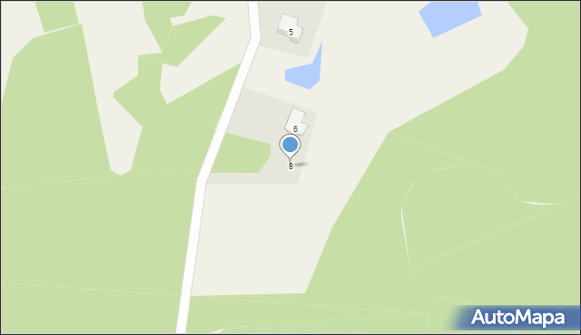Lipinki Szlacheckie, Zielona, 8, mapa Lipinki Szlacheckie