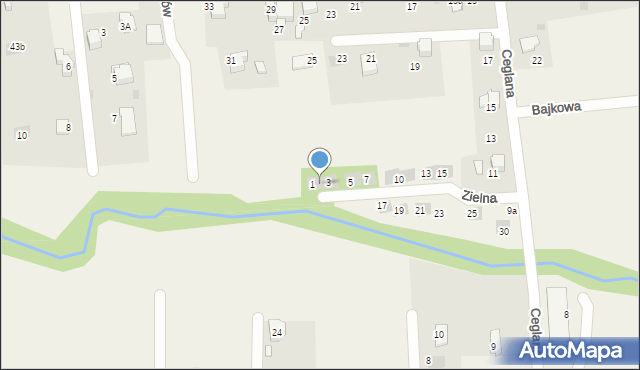 Łodygowice, Zielna, 2, mapa Łodygowice