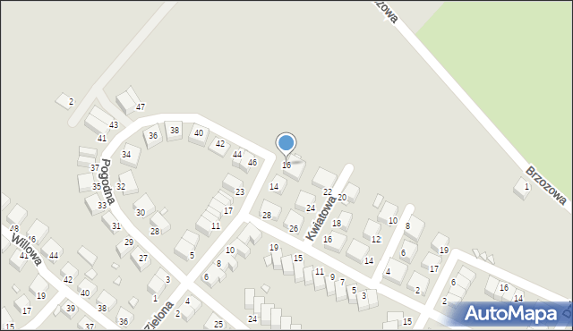 Lubań, Zielona, 16, mapa Lubań