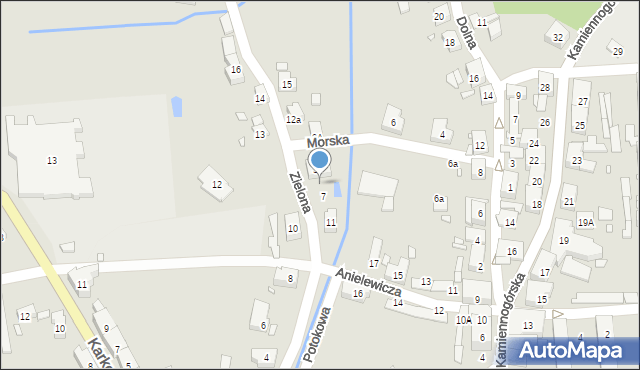 Lubawka, Zielona, 5, mapa Lubawka