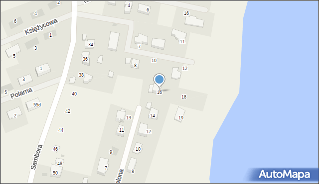 Lubiszewo Tczewskie, Zielona, 16, mapa Lubiszewo Tczewskie