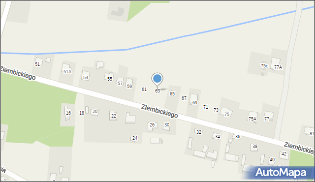 Małęczyn, Ziembickiego Ignacego, ks., 63, mapa Małęczyn