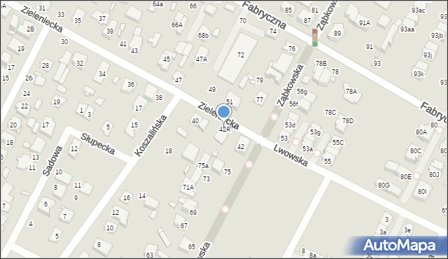 Marki, Zieleniecka, 42A, mapa Marki