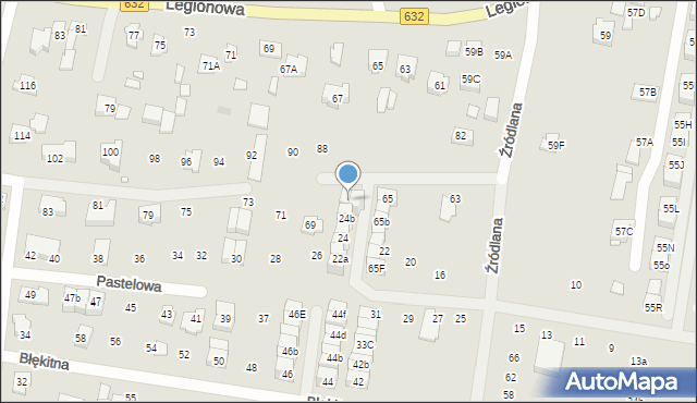 Marki, Zielona, 67a, mapa Marki