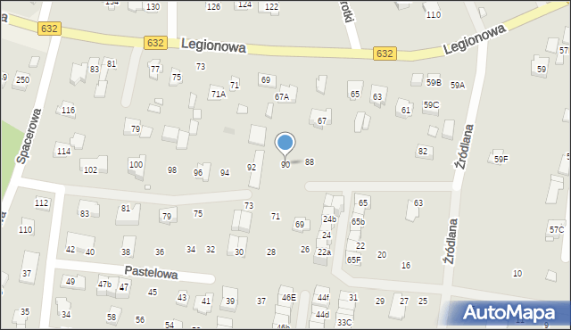 Marki, Zielona, 90, mapa Marki