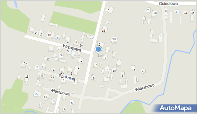 Mińsk Mazowiecki, Zielna, 5a, mapa Mińsk Mazowiecki