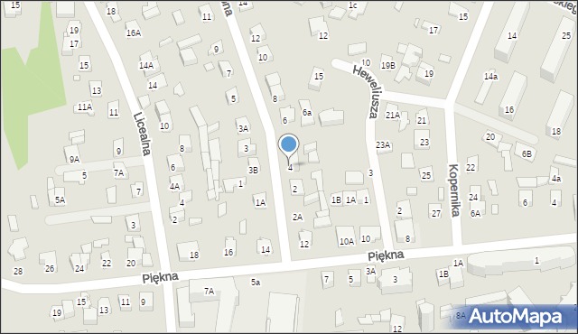 Mińsk Mazowiecki, Zielona, 4, mapa Mińsk Mazowiecki