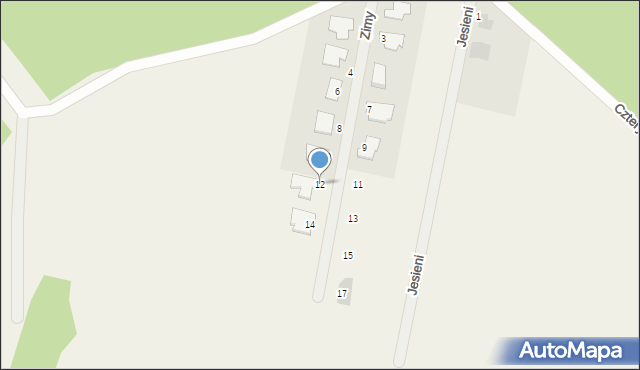 Murowaniec, Zimy, 12, mapa Murowaniec