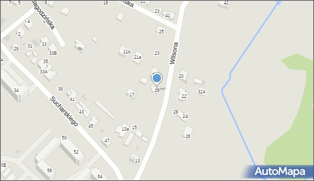 Myszków, Zielona, 19, mapa Myszków