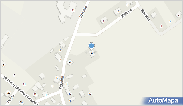 Nowa Cerkiew, Zielona, 4, mapa Nowa Cerkiew