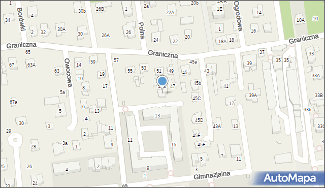 Nowa Iwiczna, Zimowa, 15a, mapa Nowa Iwiczna