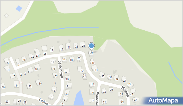 Nowe, Zielona, 29, mapa Nowe