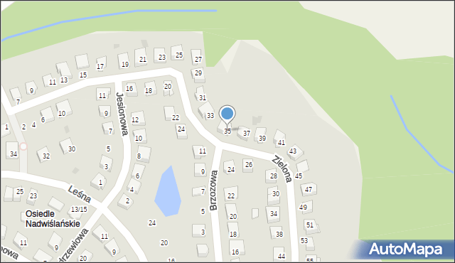Nowe, Zielona, 35, mapa Nowe