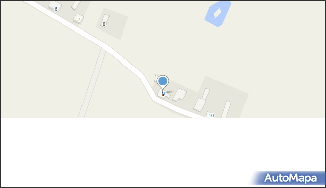 Nowe Ktery, Zieleniew, 9, mapa Nowe Ktery